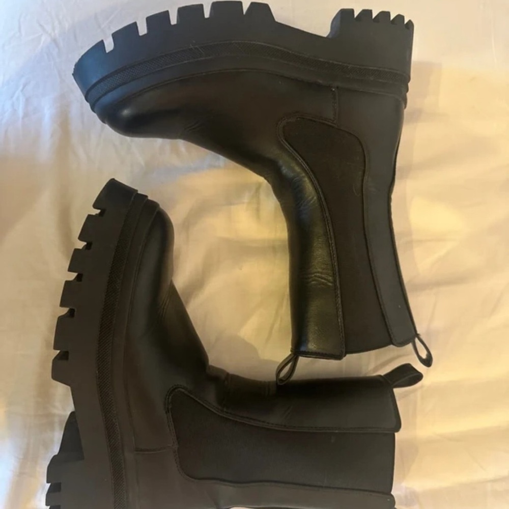 Primark Black Chunky Combat Boots